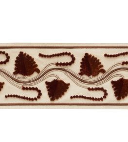 Daphne Velvet Border Trimming by Samuel & Sons Terra