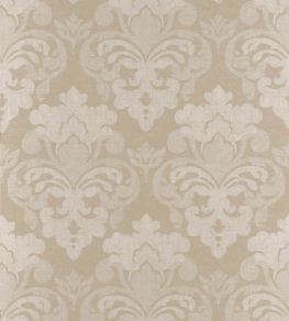 Darcey Damask Wallpaper by Anna French Beige