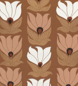 Dauphine Wallpaper by Casamance Ambre / Nude