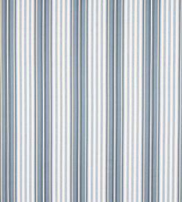 Deacon Stripe Fabric by Jane Churchill Blue