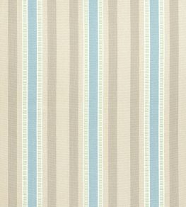 Dearden Stripe Fabric by Anna French Beige and Blue
