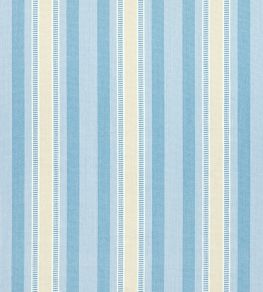 Dearden Stripe Fabric by Anna French Soft Blue and Beige