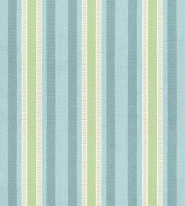 Dearden Stripe Fabric by Anna French Turquoise and Green