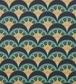 Deco Scallop Wallpaper by Liberty Jade