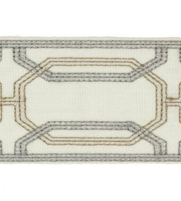 Delano Octagon Braid Trimming by Colefax and Fowler Stone