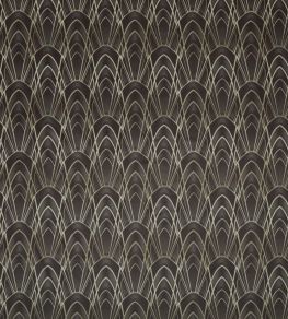 Delaunay Fabric by Ashley Wilde Graphite