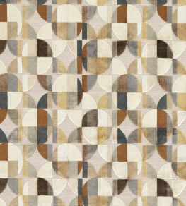 Delaunay Fabric by Clarke & Clarke Natural