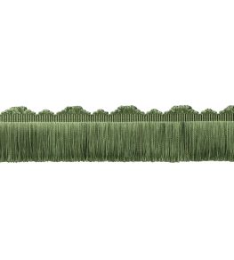 Delicat Silk Cut Fringe Trimming by Samuel & Sons Basil