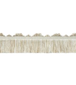 Delicat Silk Cut Fringe Trimming by Samuel & Sons Cream