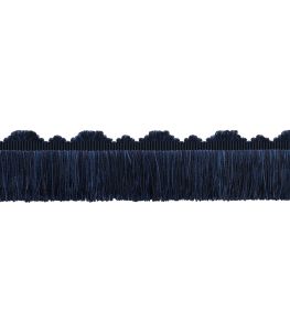 Delicat Silk Cut Fringe Trimming by Samuel & Sons Navy