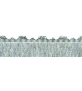 Delicat Silk Cut Fringe Trimming by Samuel & Sons Seafoam