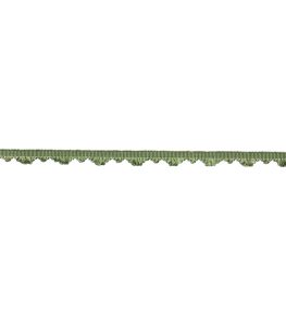 Delicat Silk Fan Edge Trimming by Samuel & Sons Basil