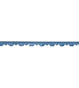 Delicat Silk Fan Edge Trimming by Samuel & Sons French Blue