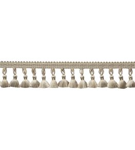 Delicat Silk Tassel Fringe Trimming by Samuel & Sons Pewter