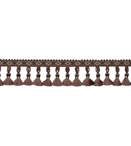 Delicat Silk Tassel Fringe Trimming by Samuel & Sons Walnut