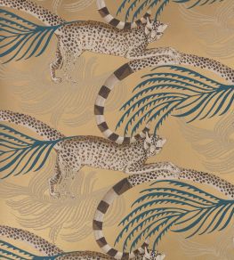 Delilah Wallpaper by Romo Vintage Gold