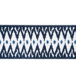 Delmont Tape Trimming by Thibaut Navy