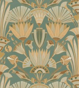 Denderah Wallpaper by Casamance Lichen/Mordore