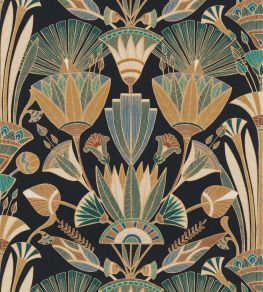 Denderah Wallpaper by Casamance Noir/Multico