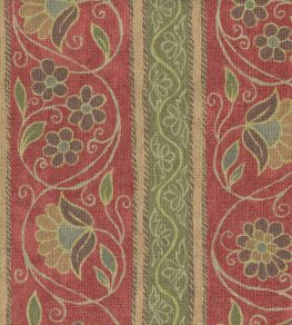 Derwent Fabric by Titley and Marr Moss & Claret