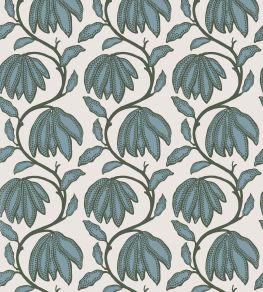 Desert Flower Wallpaper by Thibaut Wild Sage
