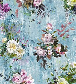 Aubriet Wallpaper by Designers Guild Slate Blue