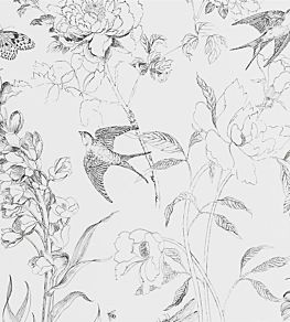Sibylla Garden Wallpaper by Designers Guild Black/White