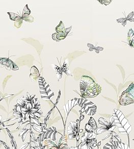 Papillons Mural by Designers Guild Birch