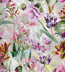 Tulipa Stellata Fabric by Designers Guild Fuchsia