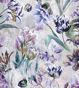 Tulipa Stellata Fabric by Designers Guild Violet