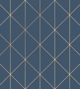 Diamonds Wallpaper by Borastapeter Navy