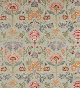 Dianthus Fabric by Colefax and Fowler Aqua
