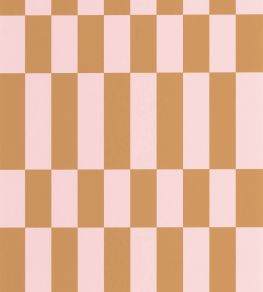 Diner Wallpaper by Casadeco Camel/Parme