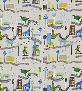 Dino City Fabric by Prestigious Textiles Reef