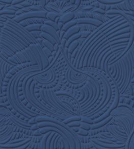 Dodo Pavone Wallpaper by Moooi Navy