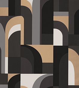 Doors Wallpaper by Caselio Black Gold