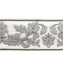 Dorset Embroidered Border Trimming by Samuel & Sons Porcelain