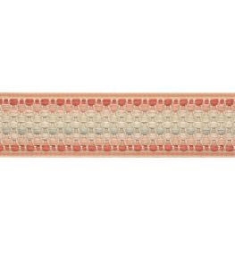 Dorset Ombre Border Trimming by Samuel & Sons Coral