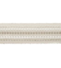 Dorset Striped Border Trimming by Samuel & Sons Oyster