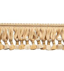 Dorset Tassel Fringe Trimming by Samuel & Sons Honey