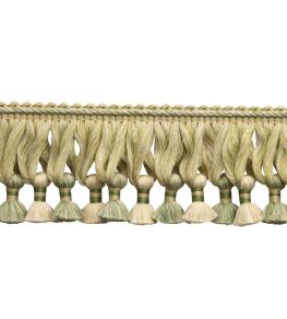 Dorset Tassel Fringe Trimming by Samuel & Sons Leaf