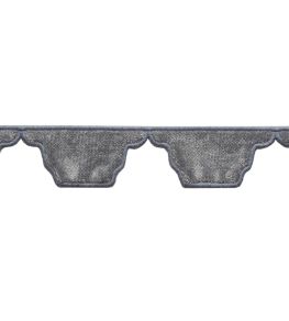 Dorset Velvet Scallop Trimming by Samuel & Sons Porcelain
