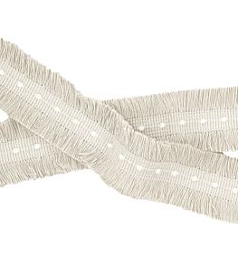 Dot Fringe Trimming by Villa Nova Birch