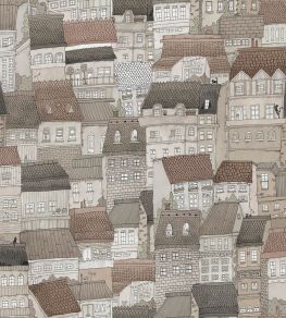 Dream Town Wallpaper by Rebel Walls Sand