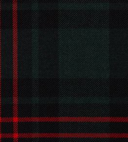 Duke Of Fife Mod Fabric by The Isle Mill Black/Green/Red