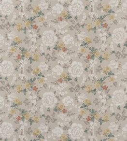 Eagle House Demask Fabric by Designers Guild Vintage Rose