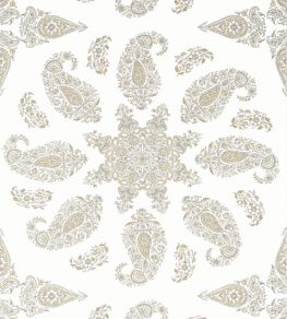 East India Wallpaper by Thibaut Beige