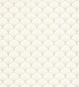 Edgar Wallpaper by Caselio Blanc Or