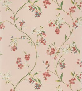 Edo Bloom Wallpaper by Anna French Blush on Pearl