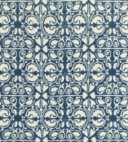 Elbury Fabric by Baker Lifestyle Indigo